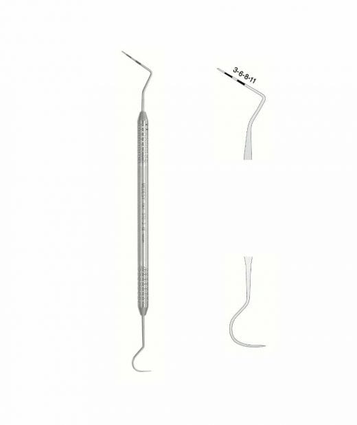 Set Sonde Dentali Colorate Set 5 Sonde Parodontali CPITN Michigan O/William Con Codice Colore - Strumento Dentale In Acciaio Inox, Garanzia 3 Anni Sonde William Michigan CPITN - Foto 3